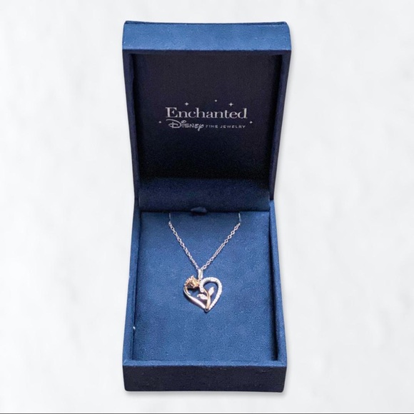 Enchanted Disney Jewelry - ⭐️RARE⭐️ Enchanted Disney Belle Rose Necklace